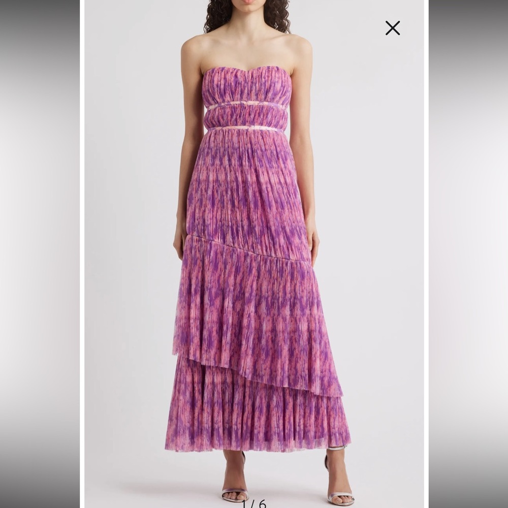 Hutch Womens  Renza Gown, Pink Sue 10 nwt
Party wedding tiered